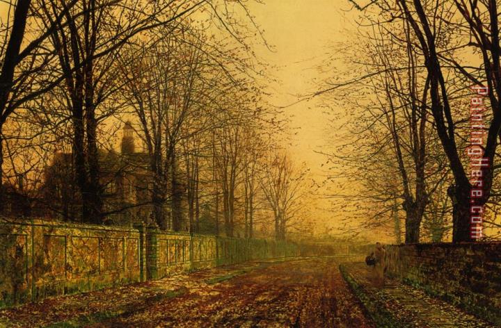 John Atkinson Grimshaw The Sere And Yellow Leaf
